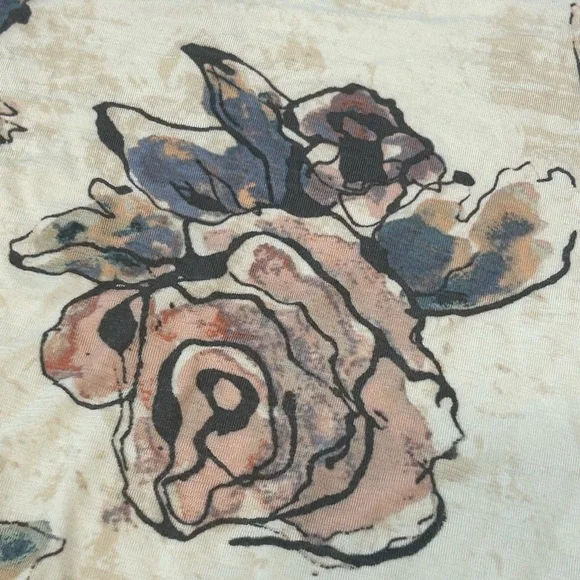 EUC Cupio Women’s Floral Long Sleeve Top - Picture 5 of 5